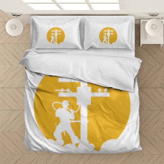 If It's Hot Then Stick It Lineman Bedding Sets