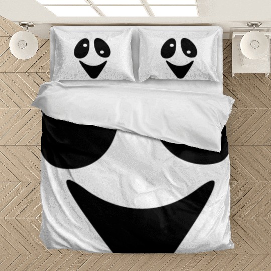 Halloween Scary Ghost Face Costume Bedding Sets