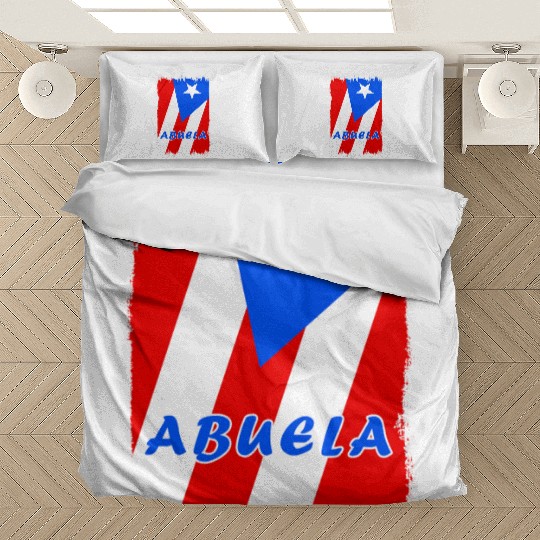 Puerto Rico grandmother flags design Bedding Sets