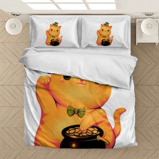 cat Irish Lucky Cat Bedding Sets