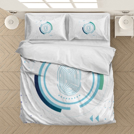 identity nerd geek save pc core security code Bedding Sets