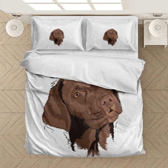 Cool I Love My Chocolate Lab Funny Brown Labrador Bedding Sets