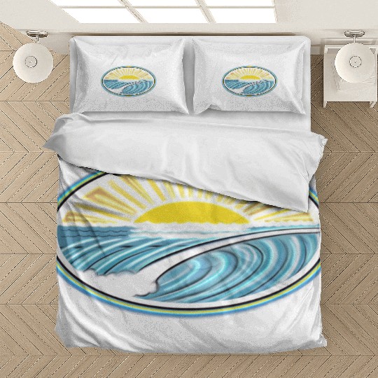 Surf Sunrise Oval Bedding Sets
