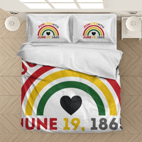 JUNETEENTH June 19th Black African American Day Bedding Sets