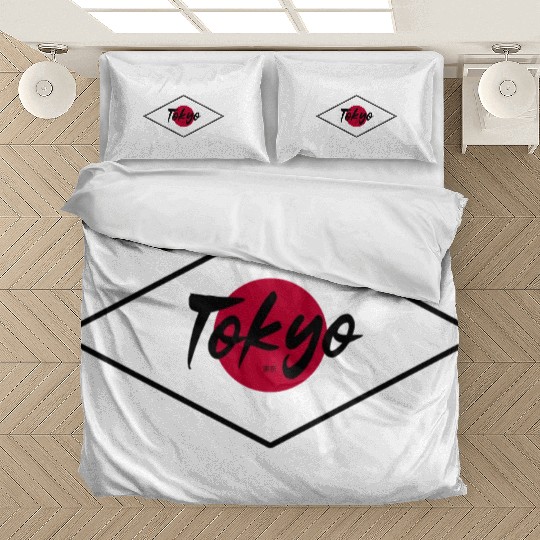 Tokyo Japan Badge Bedding Sets