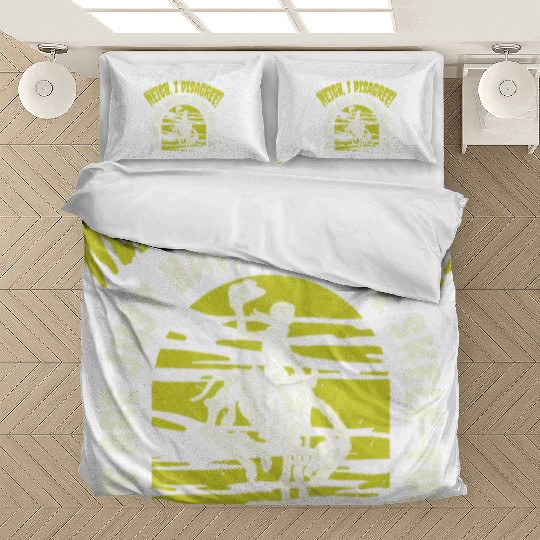 Halloween Cowboy Skeleton Fun Horse Riding Bedding Sets