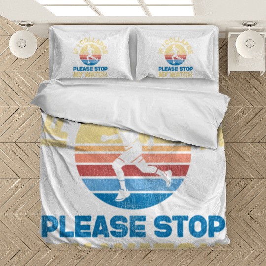 Running Runner Half Marathon Retro Bedding Sets