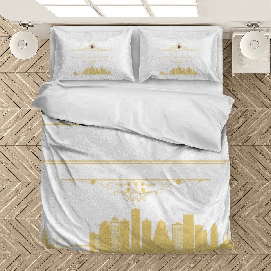 Detroit Michigan Bedding Sets