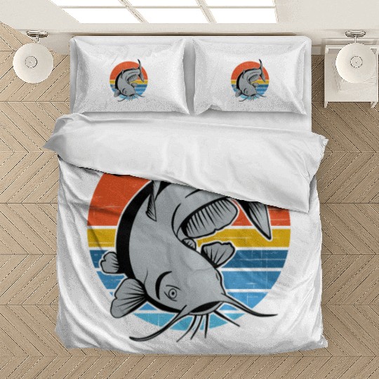 Wels Catfish Design For A Catfish Queen Bedding Sets