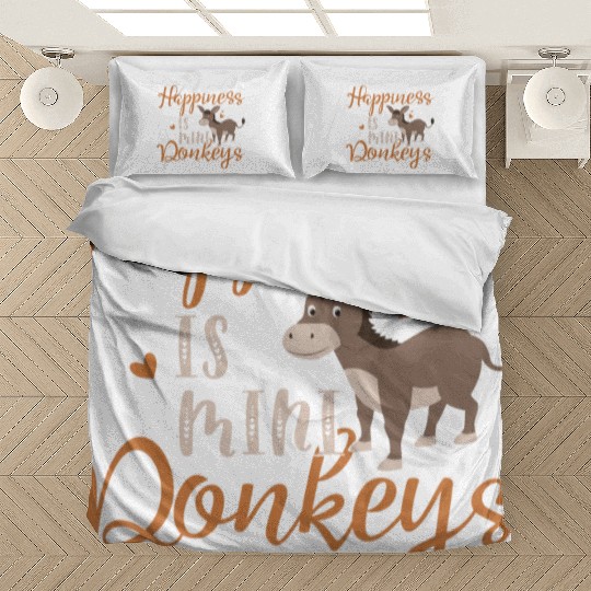 Miniature Donkeys Rancher Farmer Mini Donkey Lover Bedding Sets