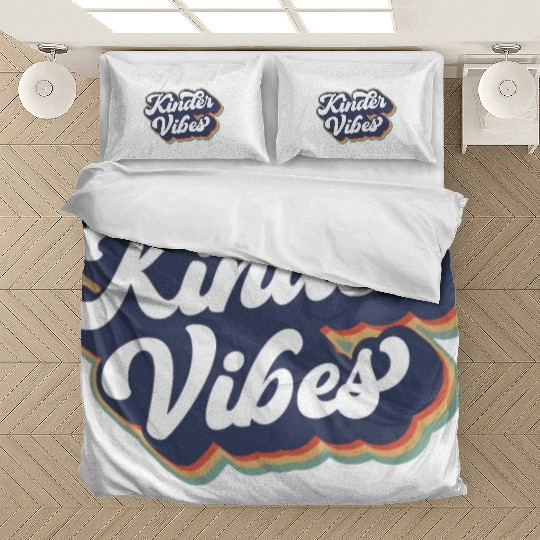 Kinder Vibes Teacher School Time Fun Bedding Sets