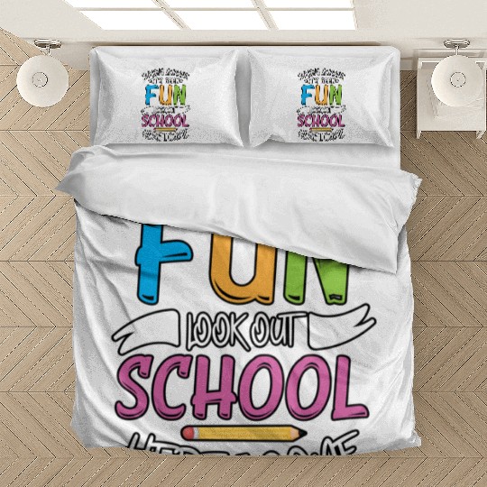 So Long Summer It s Been Fun Look out School Here Bedding Sets