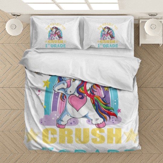 I'm Ready To Crush 1st Grade Dinosaur Bedding Sets