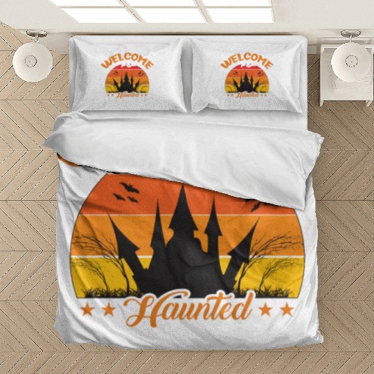 Welcome To Our Haunted House Bedding Sets