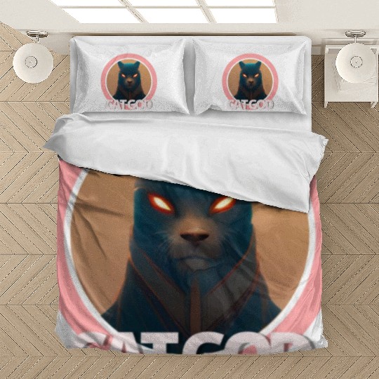 Samurai Cat God Bedding Sets