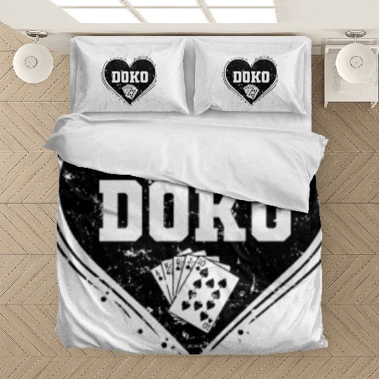 Doko Heart Doppelkopf Card Game Hobby Bedding Sets