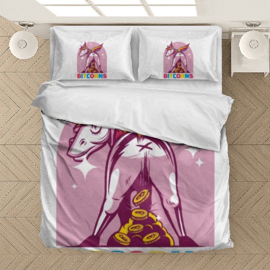 Cryptocurrency Believe In Bitcorns Bitcoin Bedding Sets