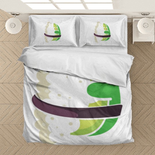 Avocado and Sushi Love Vegan And Lover Bedding Sets