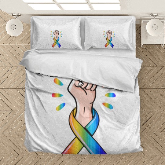 Cancer Sucks In Every Color Fighter Fight Support Bedding Sets