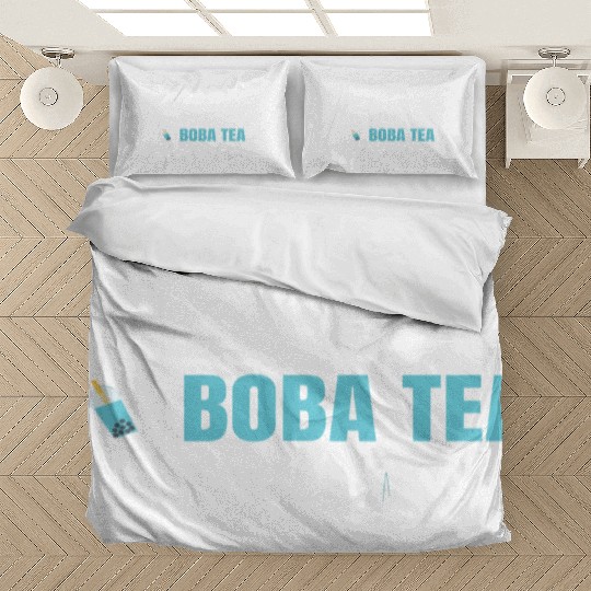 Bubble Tea Inspired Design For A Boba Tea Lover Bedding Sets