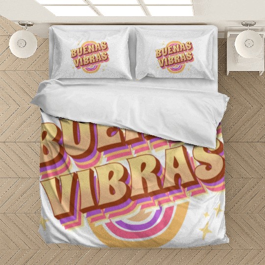 Buenas vibras, Good V in Spanish Bedding Sets
