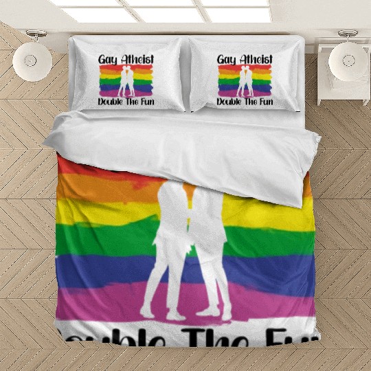 Gay LGBTQ Atheist Atheism Anti Religion Securalism Bedding Sets