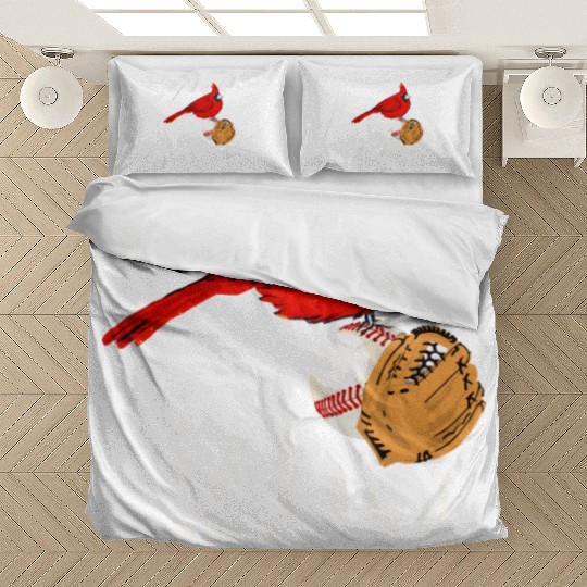 Saint Louis Red Cardinal 2019 Bird Player Bedding Sets