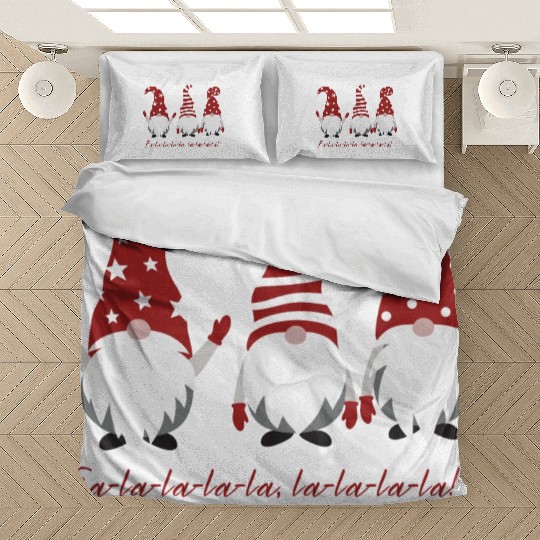 Three Christmas Dwarfs - Fa la la la la la la la Bedding Sets