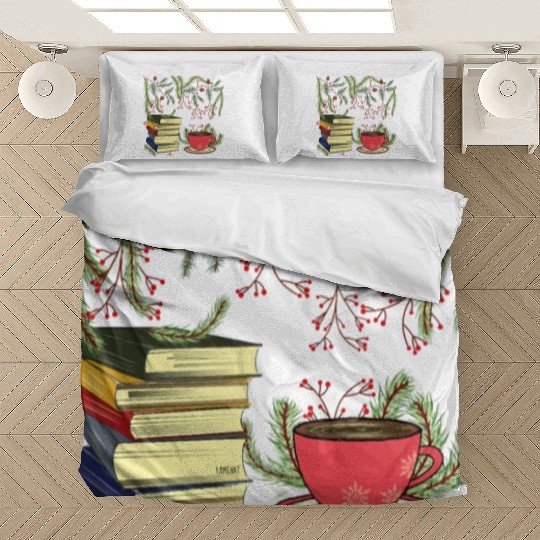Winter Books and Tea Bedding Sets