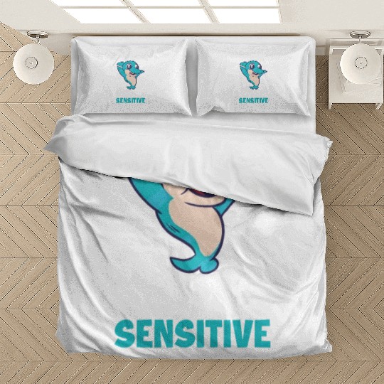 I Have A Sensitive Tummy Funny Dolphin Gift Bedding Sets