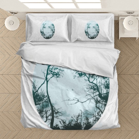 Inspirational Saying Forest Philosophical Quote Bedding Sets
