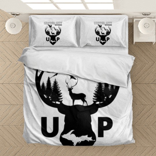 Copper City Michigan Upper Peninsula Bedding Sets