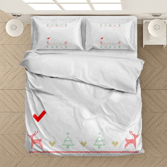 Naughty Nice Glazier, Matching Christmas Group Bedding Sets