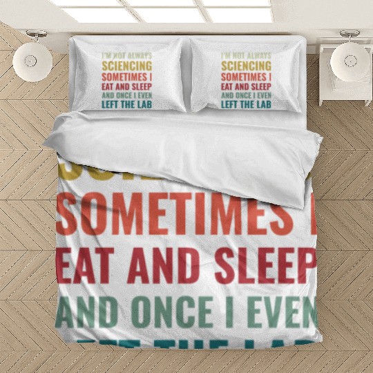 Science Chemist Funny Scientist Laboratory Bedding Sets