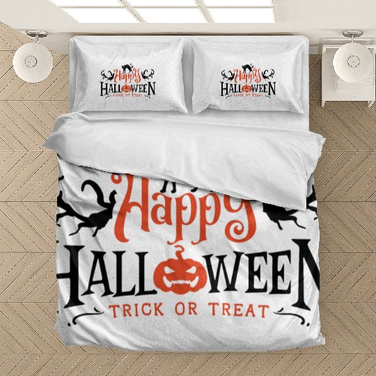 Happy Hallowen Trick Or Treat Bedding Sets
