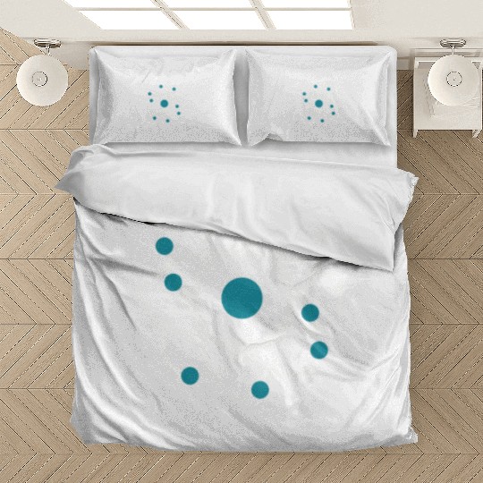 Think Like a Proton Stay Positive Funny Science Bedding Sets