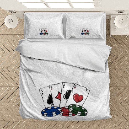 POKEROLOGIST Funny Poker Humor Poker Player Bedding Sets