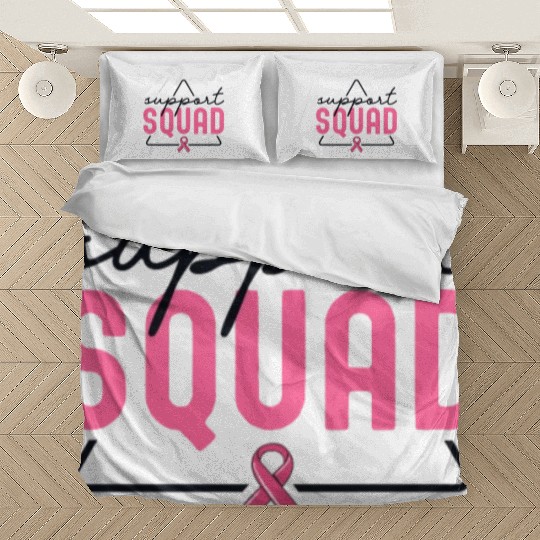 Breast Cancer Support Squad Matching Family Bedding Sets
