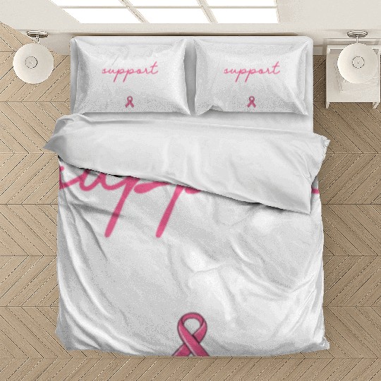 Breast Cancer Support Squad Matching Family Bedding Sets