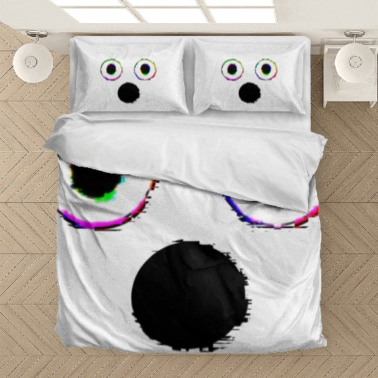 Glitch Ghost Face Bedding Sets