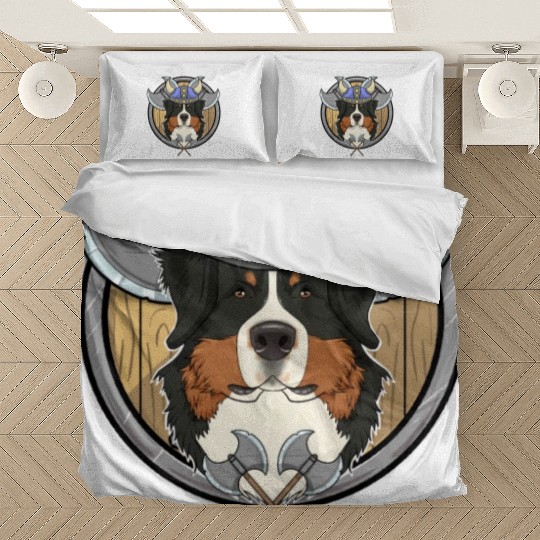 Bernese Mountain Dog I Valhalla I Viking Bedding Sets
