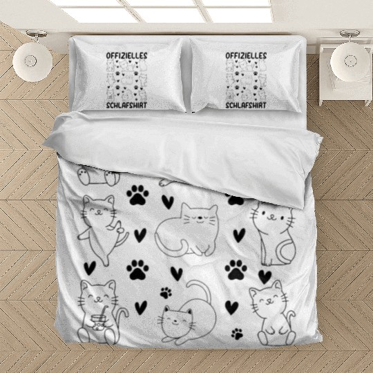 Cats Official Sleep Bedding Sets Cats Sleep Bedding Sets - Cute