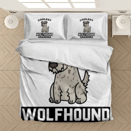 Coolest Irish Wolfhound Grandma Bedding Sets
