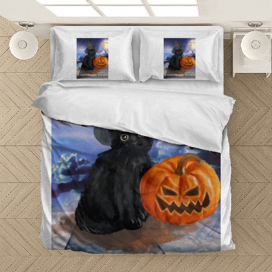 Halloween Cat Bedding Sets