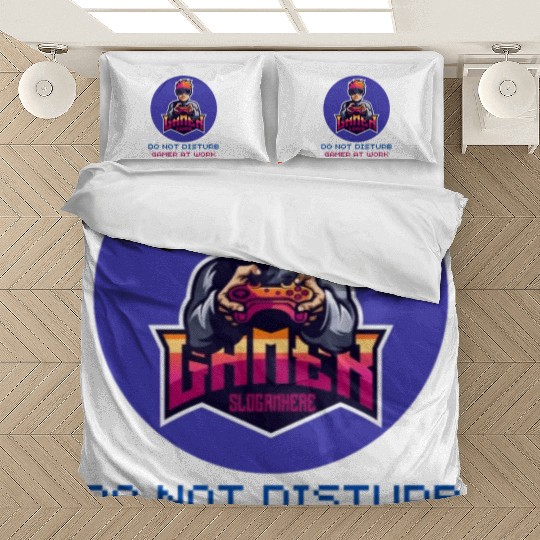 Do Not Disturb Gamer At Work-Gaming Lover Bedding Sets