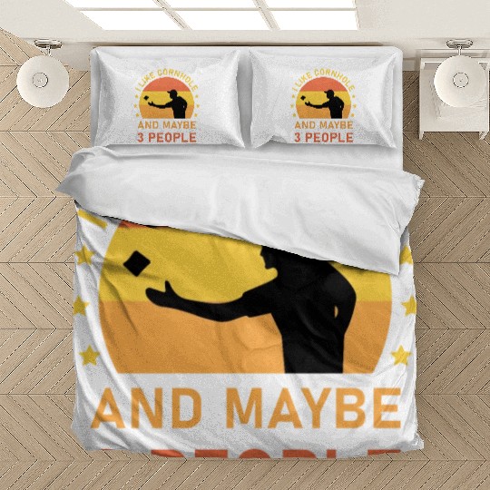 I like cornhole and maybe 3 people - Bean Bag Toss Bedding Sets