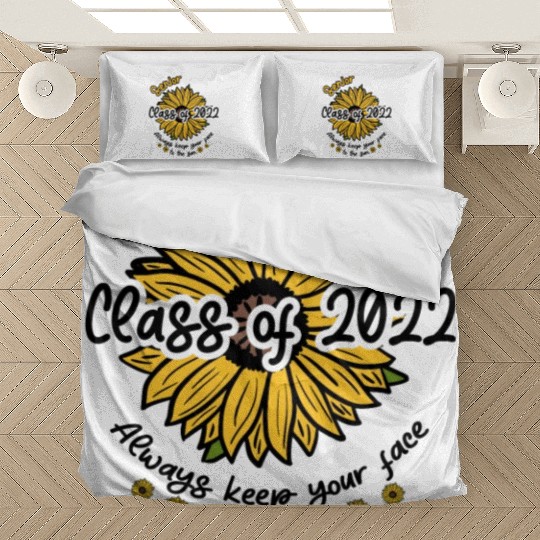 Senior 2022 Class Of 2022 Sunflower Bedding Sets