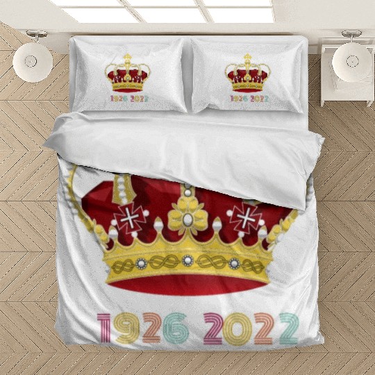 Queen Elizabeth II Royal Coat Emblem Monarch Crown Bedding Sets