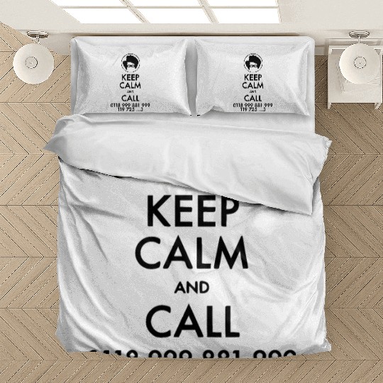 Keep Calm and Call IT Crowd Emergency Number Bedding Sets