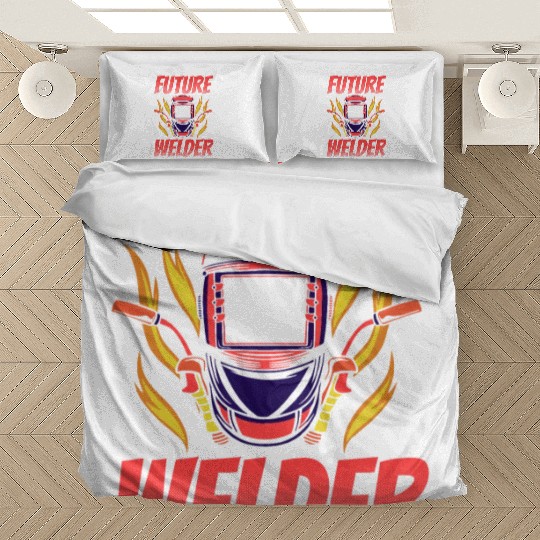 Welder Welding Vintage Future Bedding Sets